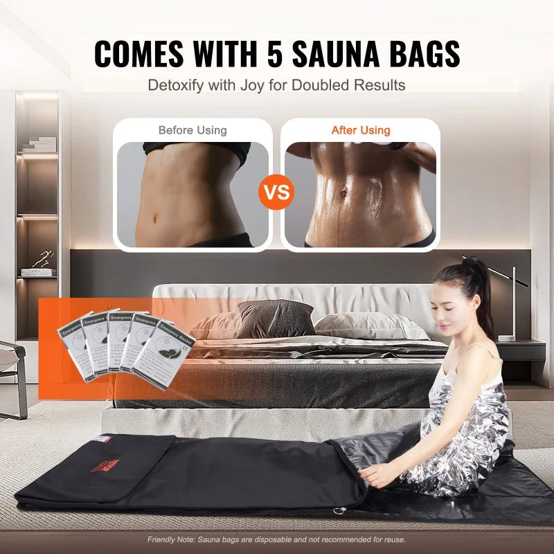 Adjustable PU Sauna Blanket for Detox