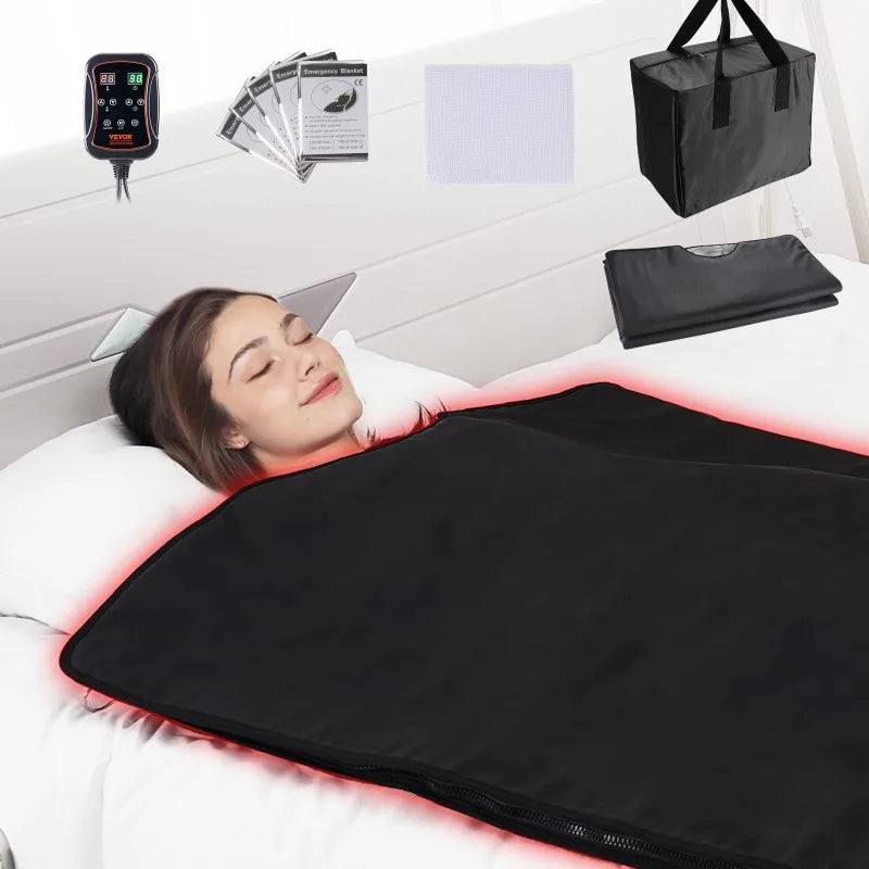 Adjustable PU Sauna Blanket for Detox