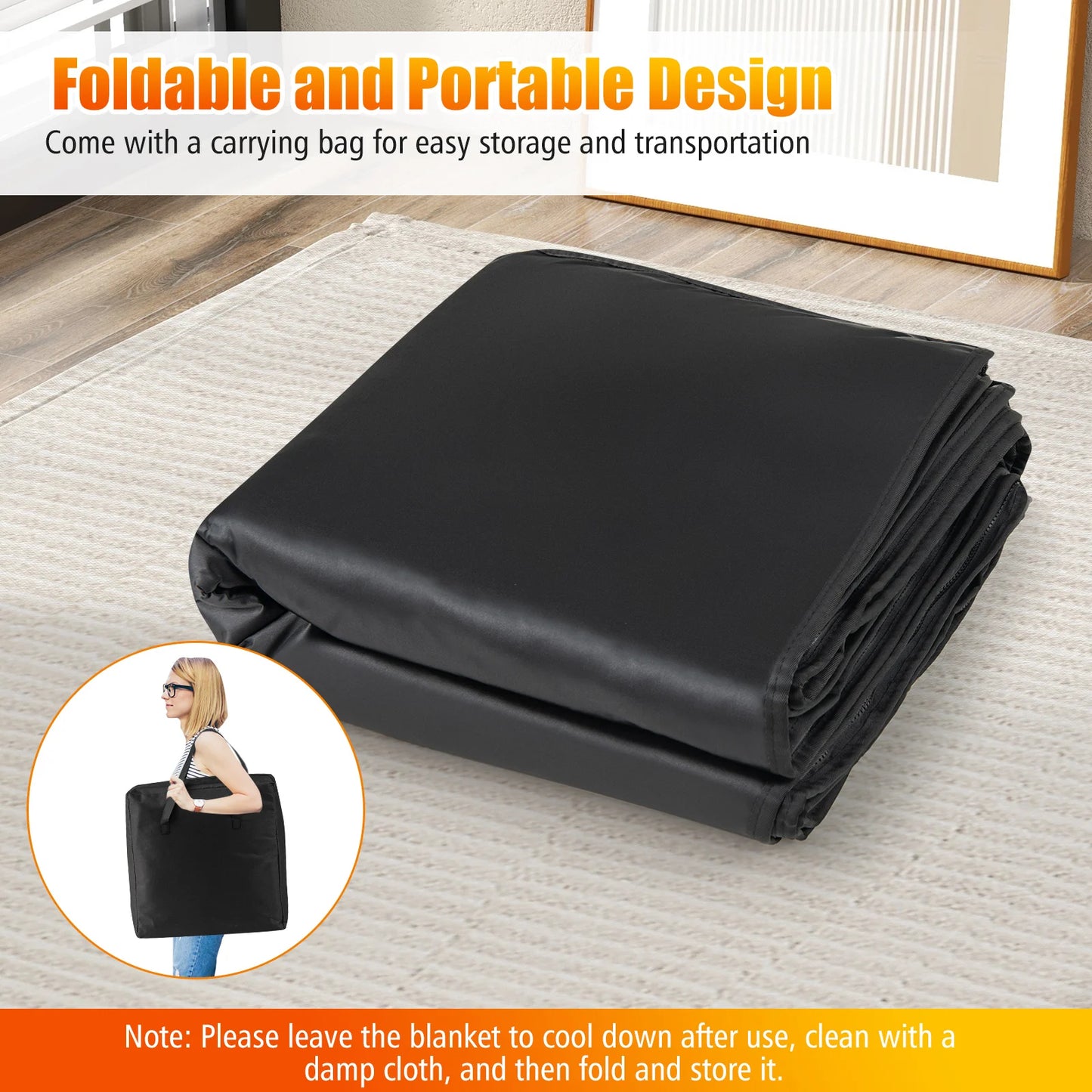 Infrared Sauna Blanket with Sleeves Wraps