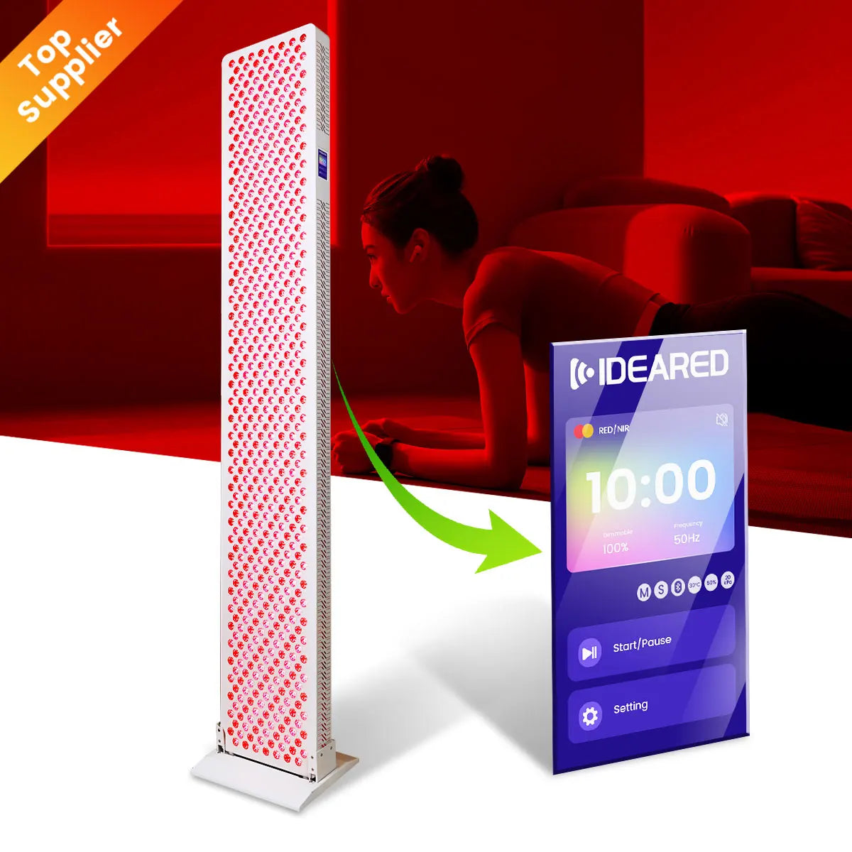 Red Light Therapy Panel with Remote