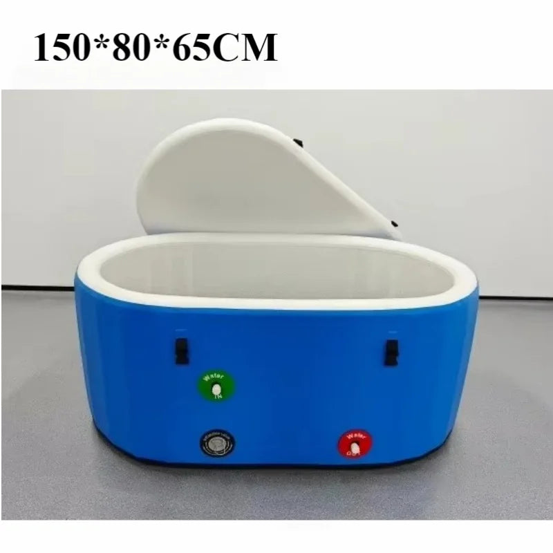 132GAL PRO ICE BATH TUB – Portable Cold Plunge for Athletes w/Pump (150x80cm)