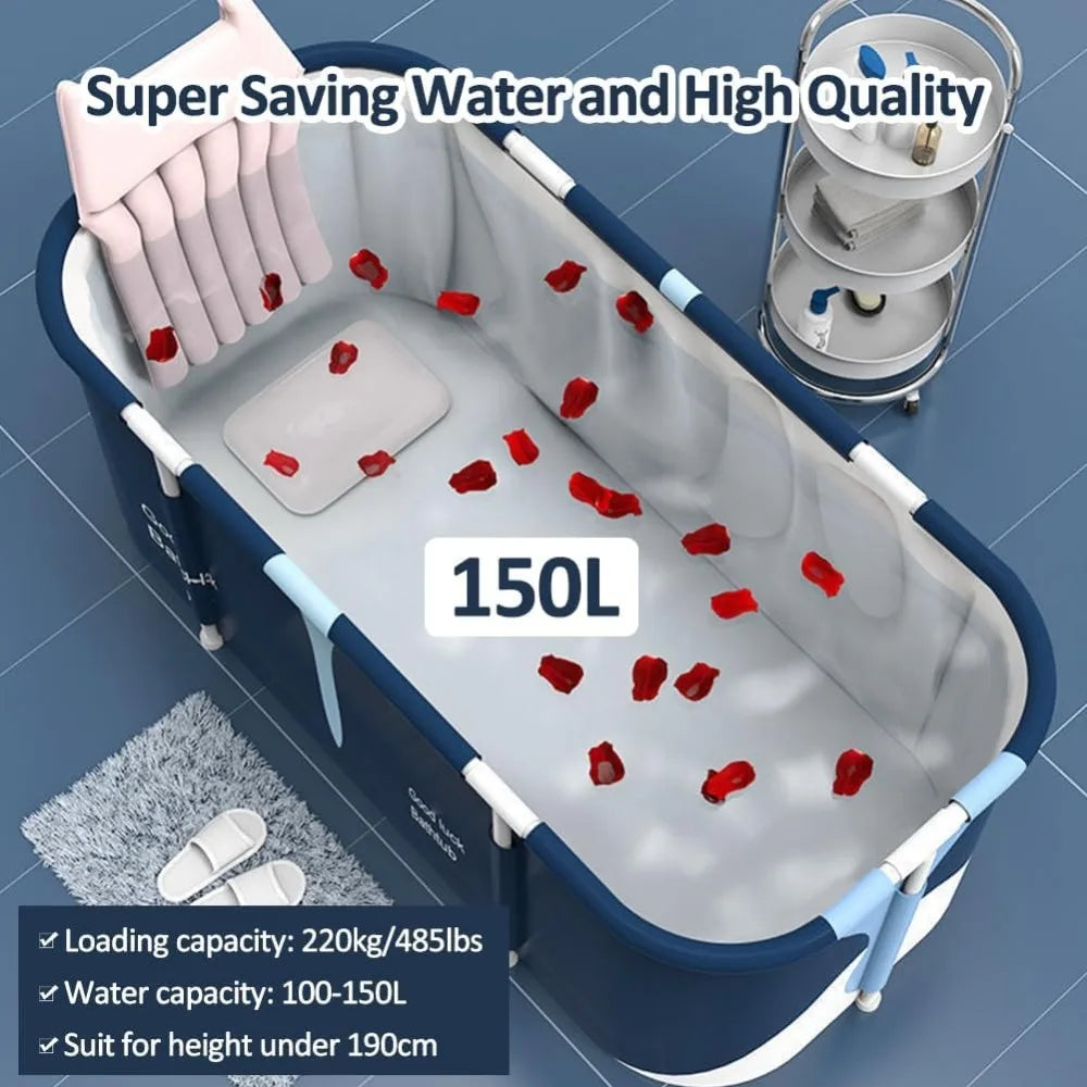 55" Foldable Spa Tub with Metal Frame