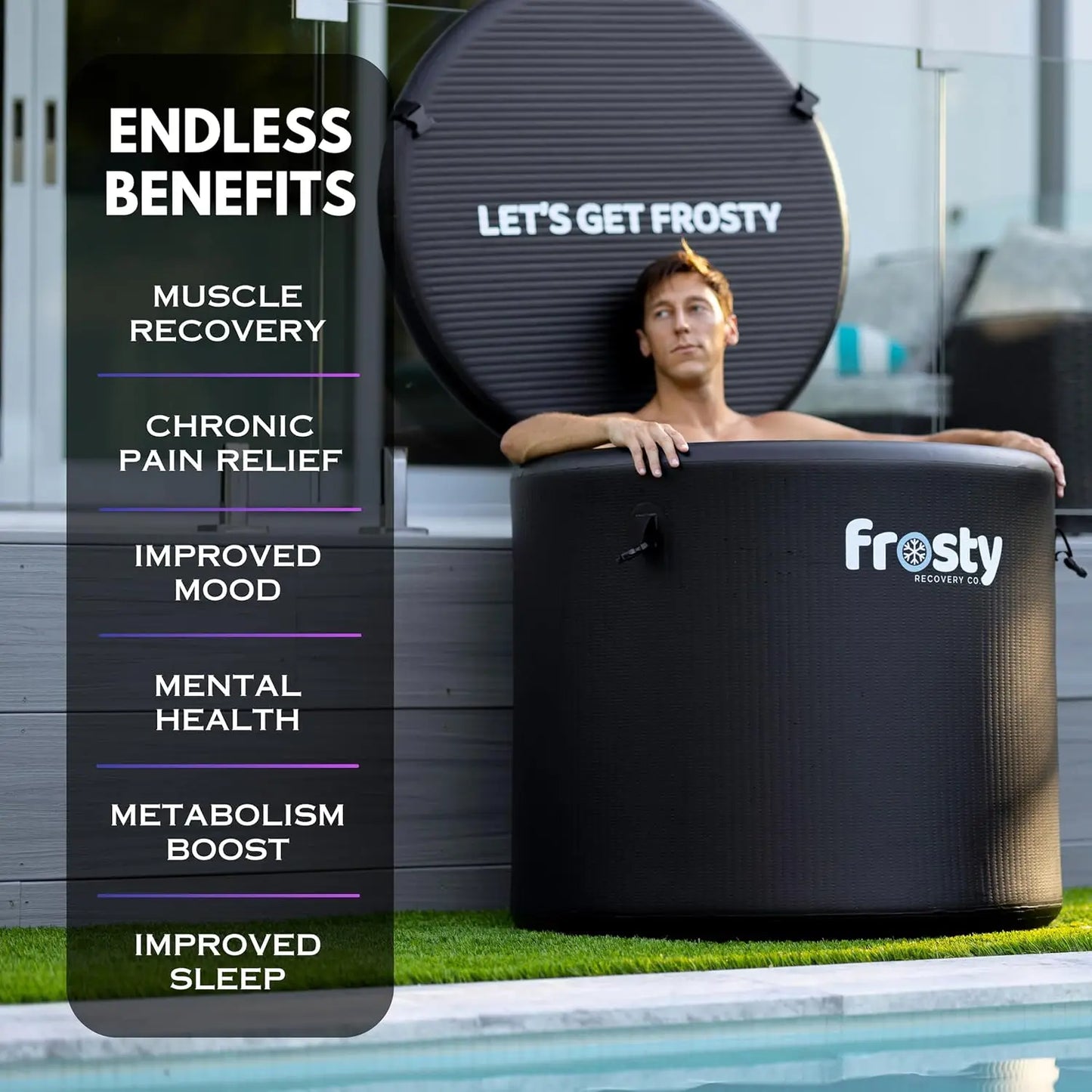 Inflatable Ice Tub for Cold Plunge
