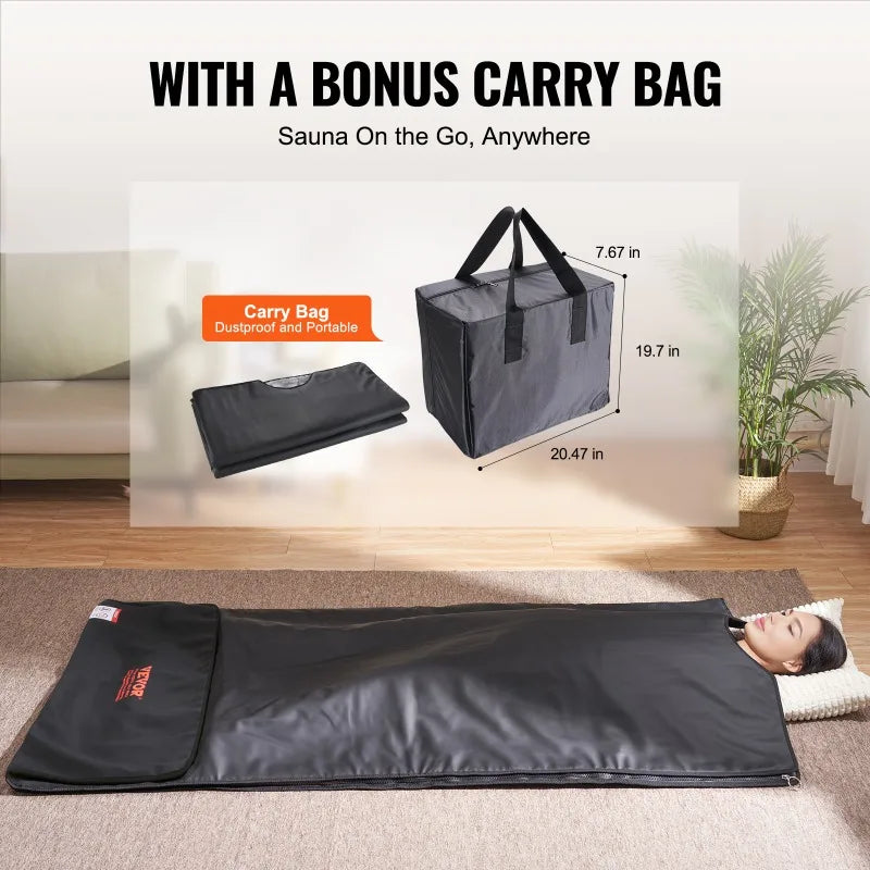 Adjustable PU Sauna Blanket for Detox