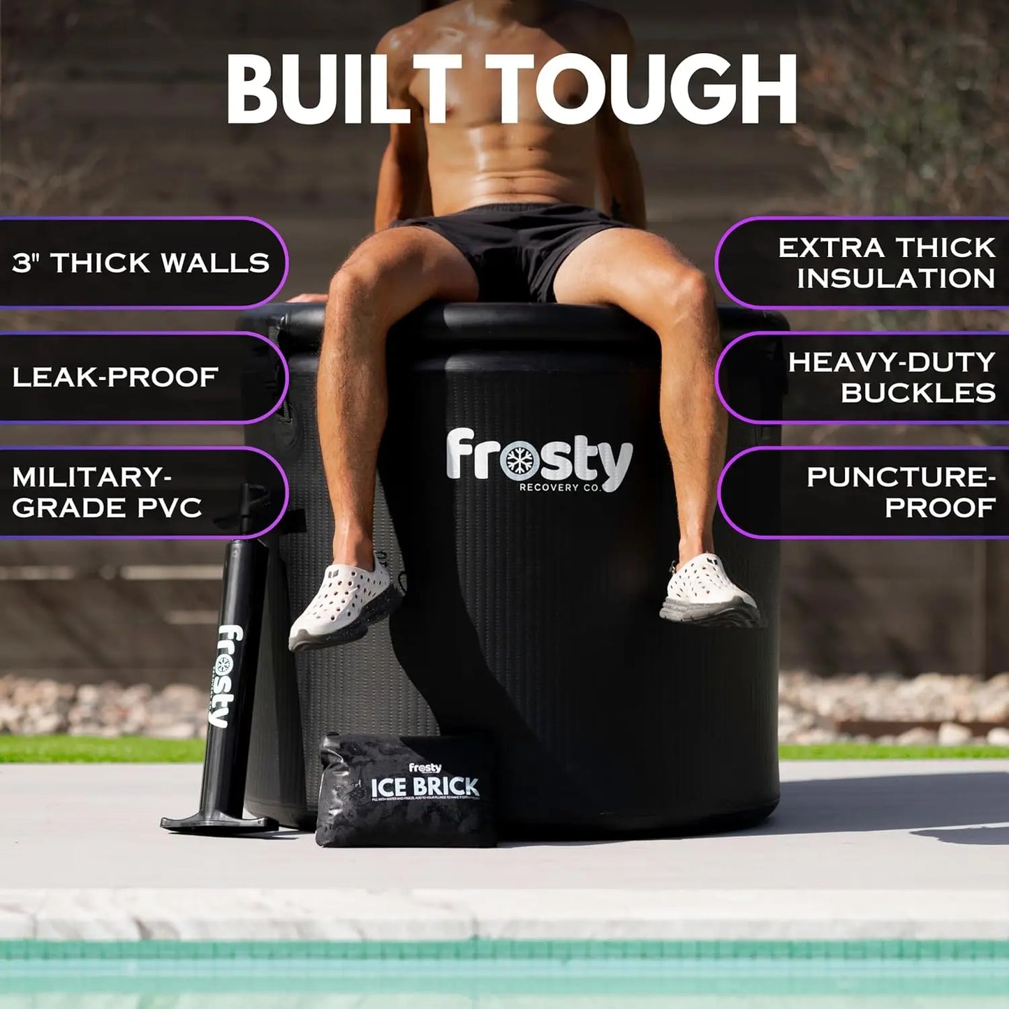 Inflatable Ice Tub for Cold Plunge