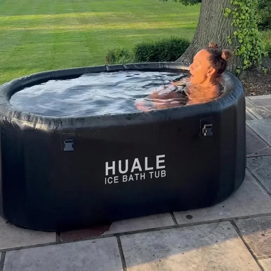 132GAL PRO ICE BATH TUB – Portable Cold Plunge for Athletes w/Pump (150x80cm)