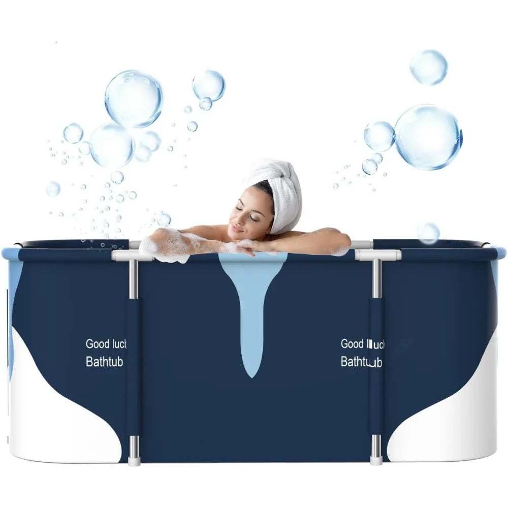 55" Foldable Spa Tub with Metal Frame
