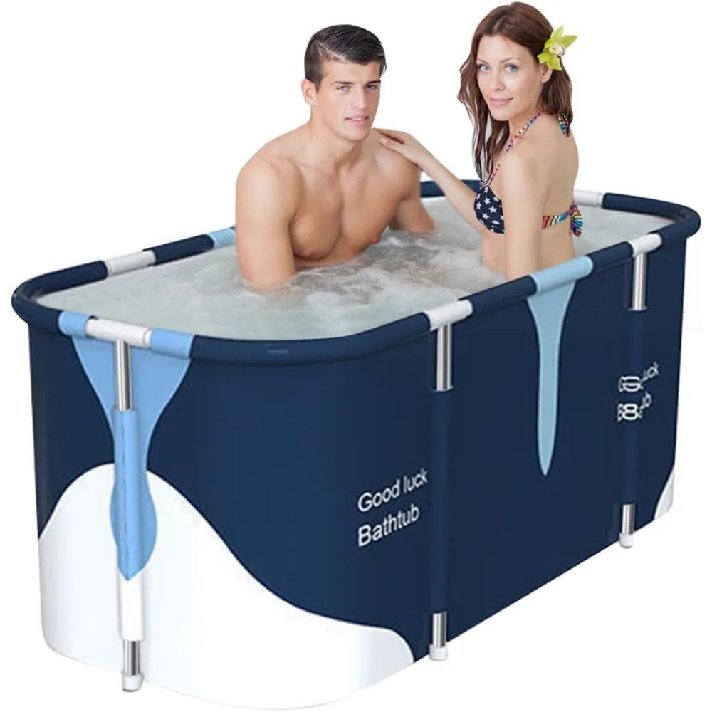 55" Foldable Spa Tub with Metal Frame