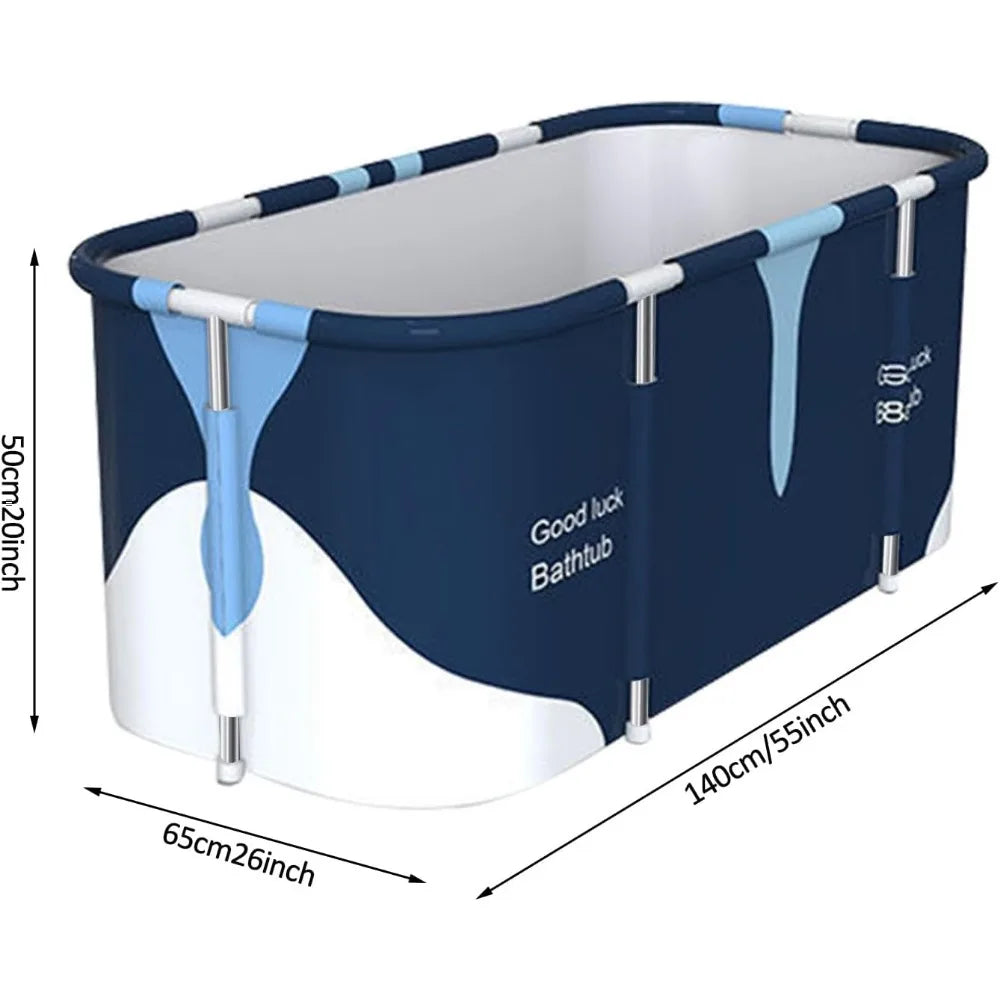 55" Foldable Spa Tub with Metal Frame